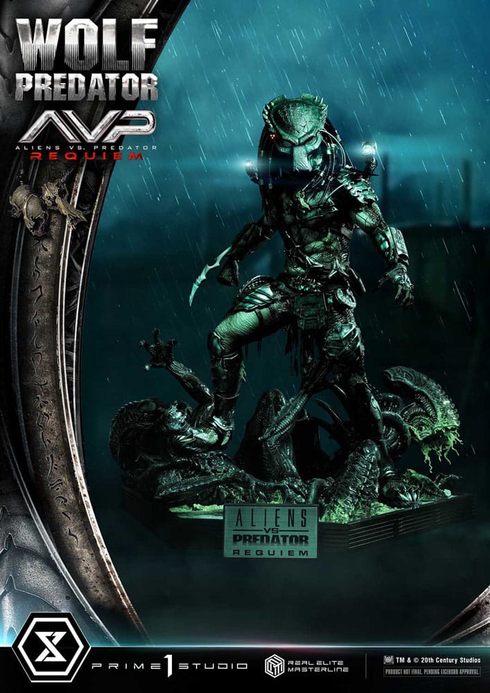 Alien vs. Predator Real Elite Masterline Series Statue 1/3 Requiem Wolf Predator 95 cm - Prime 1 Studio Statues
