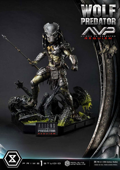 Alien vs. Predator Real Elite Masterline Series Statue 1/3 Requiem Wolf Predator Deluxe Ver. 95 cm - Prime 1 Studio Statues