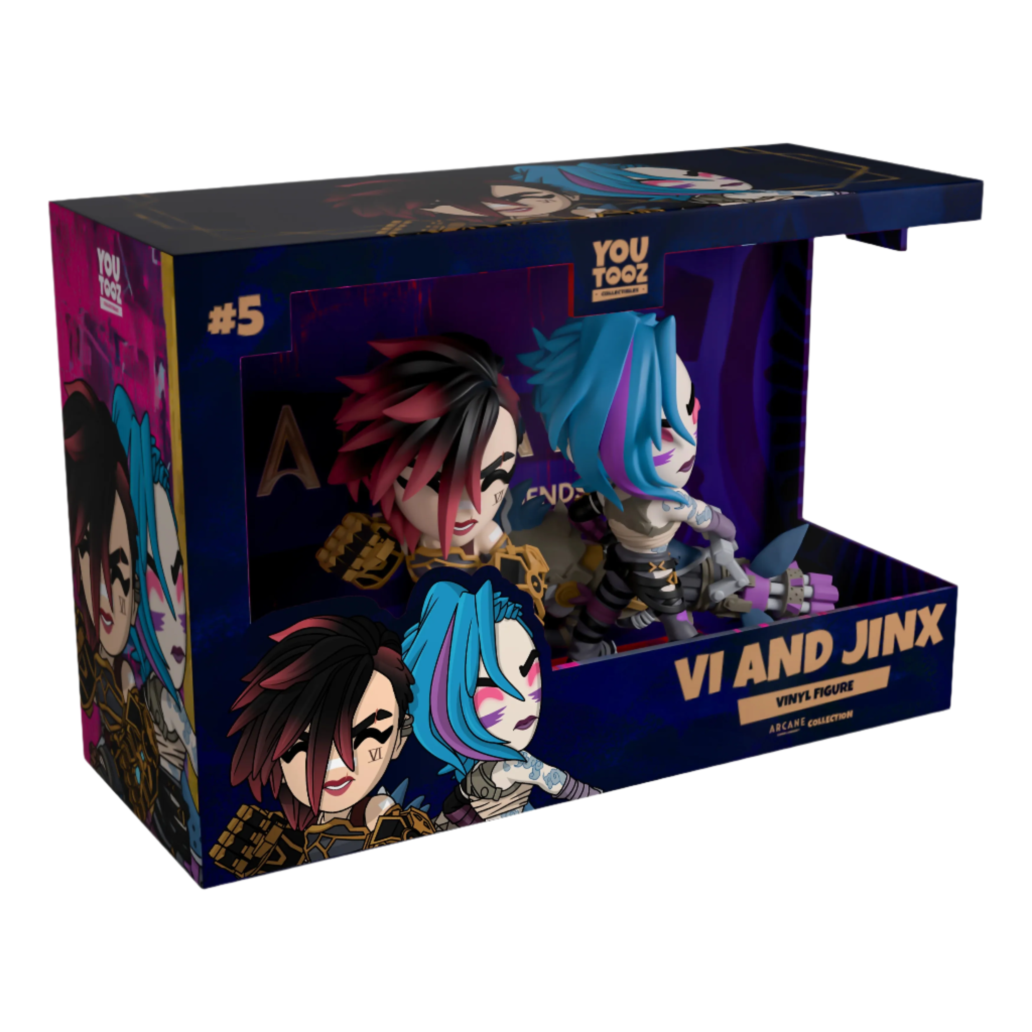 Arcane: Arcane: Vi & Jinx: Vinyl Figure: YouTooz YouTooz