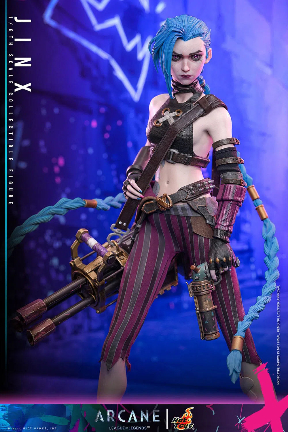 Arcane: Jinx: 1/6th - Hot Toys Action Figures