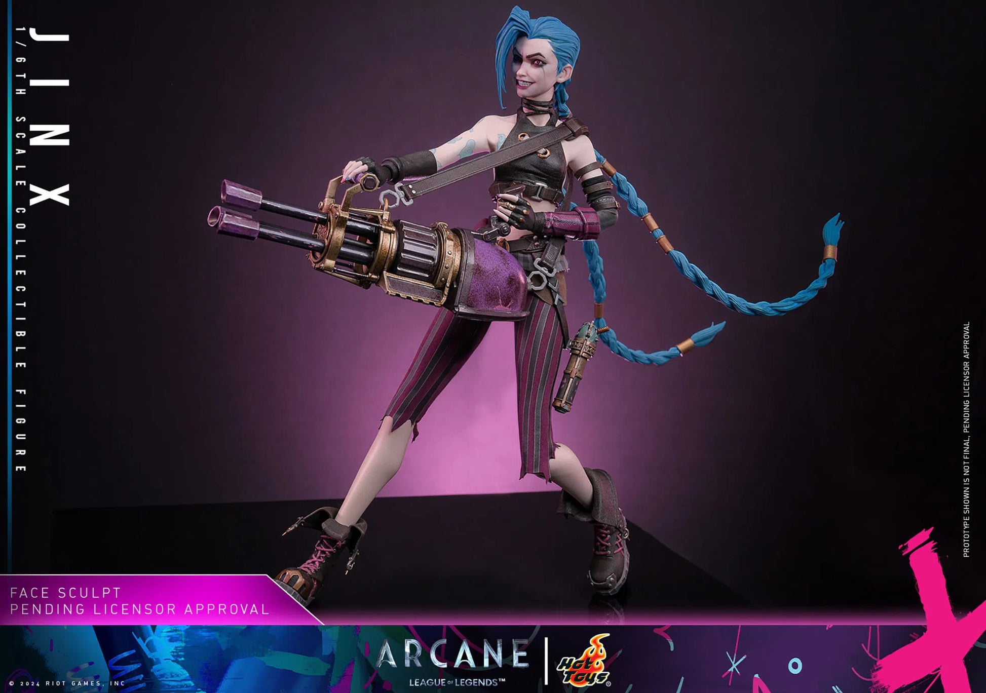 Arcane: Jinx: 1/6th Scale Action Figure: Hot Toys Hot Toys