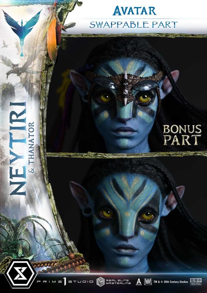 Avatar (Film) Real Elite Masterline Series Statue 1/4 Neytiri & Thanator Deluxe Bonus Version 75 cm - Prime 1 Studio Statues & Busts