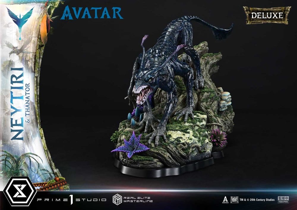 Avatar (Film) Real Elite Masterline Series Statue 1/4 Neytiri & Thanator Deluxe Bonus Version 75 cm - Prime 1 Studio Statues & Busts