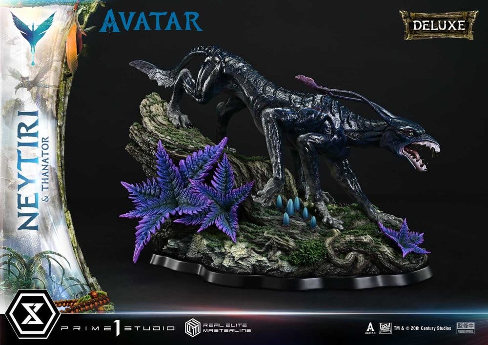 Avatar (Film) Real Elite Masterline Series Statue 1/4 Neytiri & Thanator Deluxe Bonus Version 75 cm - Prime 1 Studio Statues & Busts
