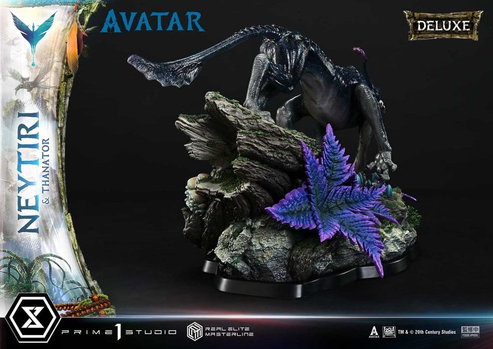 Avatar (Film) Real Elite Masterline Series Statue 1/4 Neytiri & Thanator Deluxe Bonus Version 75 cm - Prime 1 Studio Statues & Busts