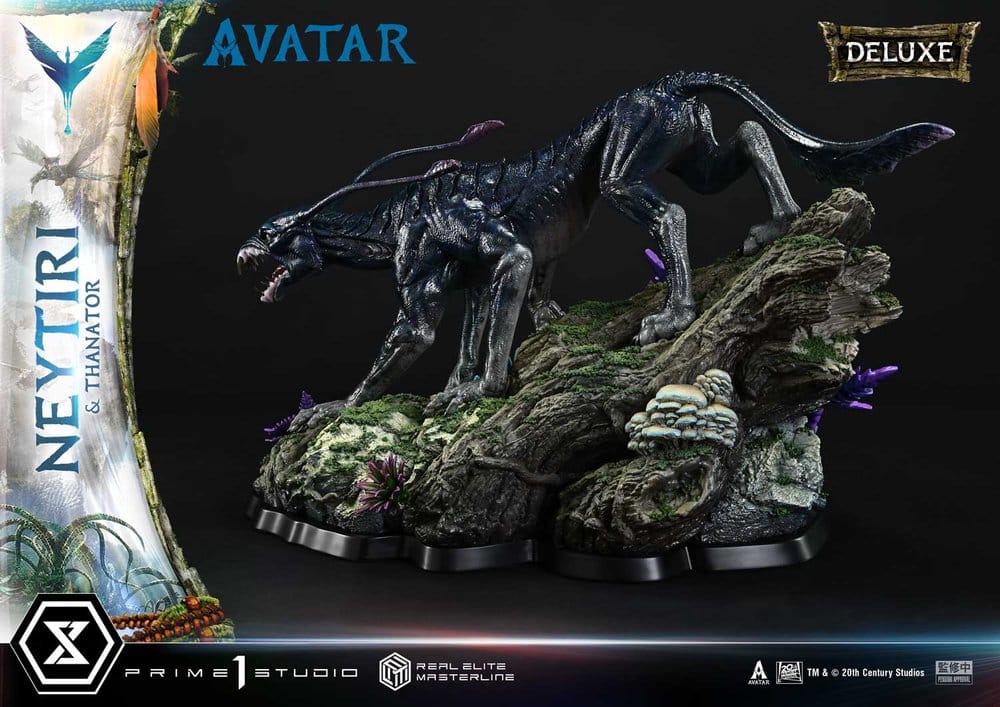 Avatar (Film) Real Elite Masterline Series Statue 1/4 Neytiri & Thanator Deluxe Bonus Version 75 cm - Prime 1 Studio Statues & Busts