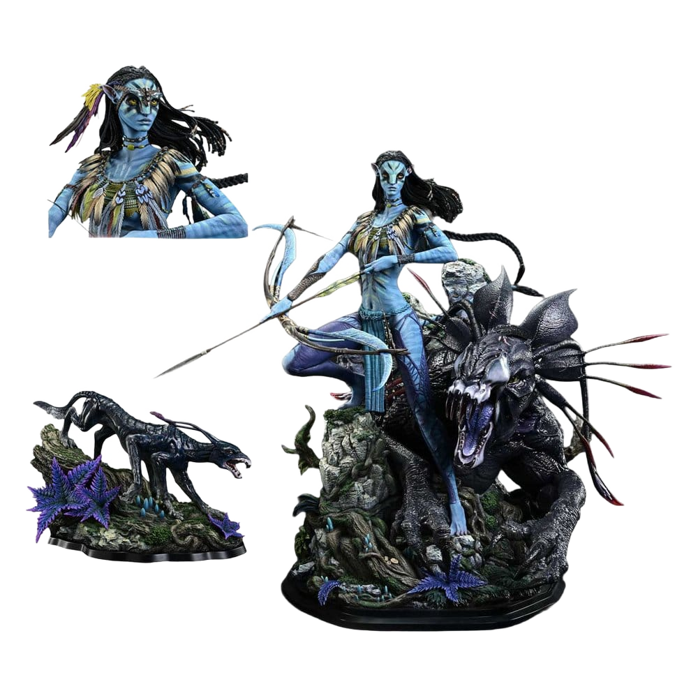 Avatar (Film) Real Elite Masterline Series Statue 1/4 Neytiri & Thanator Deluxe Bonus Version 75 cm - Prime 1 Studio Statues & Busts