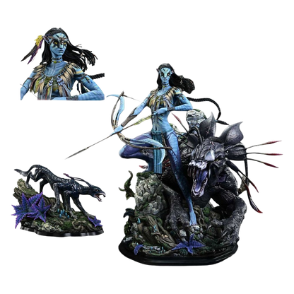 Avatar (Film) Real Elite Masterline Series Statue 1/4 Neytiri & Thanator Deluxe Bonus Version 75 cm - Prime 1 Studio Statues & Busts