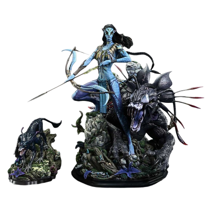 Avatar (Film) Real Elite Masterline Series Statue 1/4 Neytiri & Thanator Deluxe Version 75 cm - Prime 1 Studio Statues