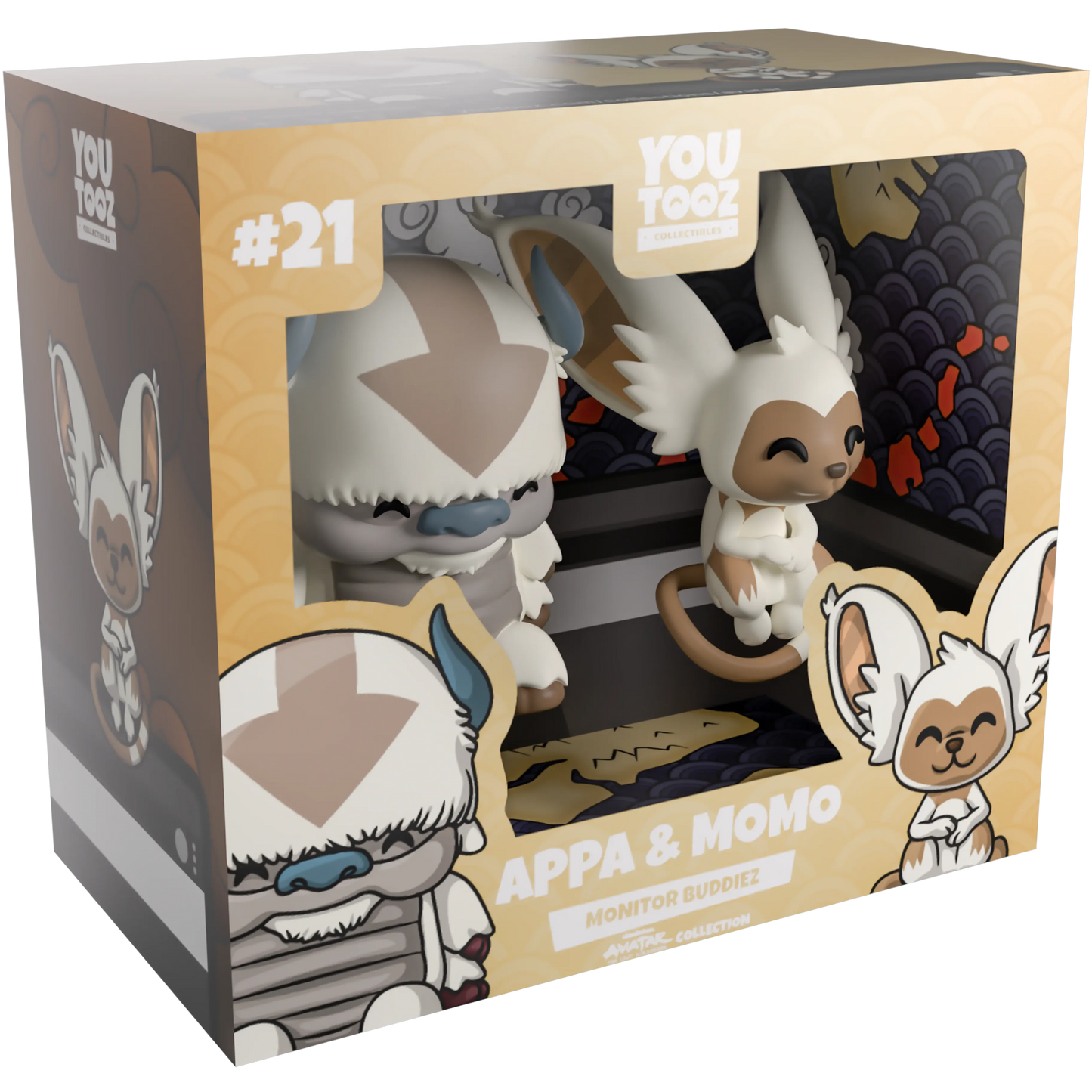 Avatar the Last Air Bender: Appa & Momo: Monitor Buddiez: Vinyl Figures: YouTooz by YouTooz – Vinyl Figure, [scale], UK stockist Planet Action Figures