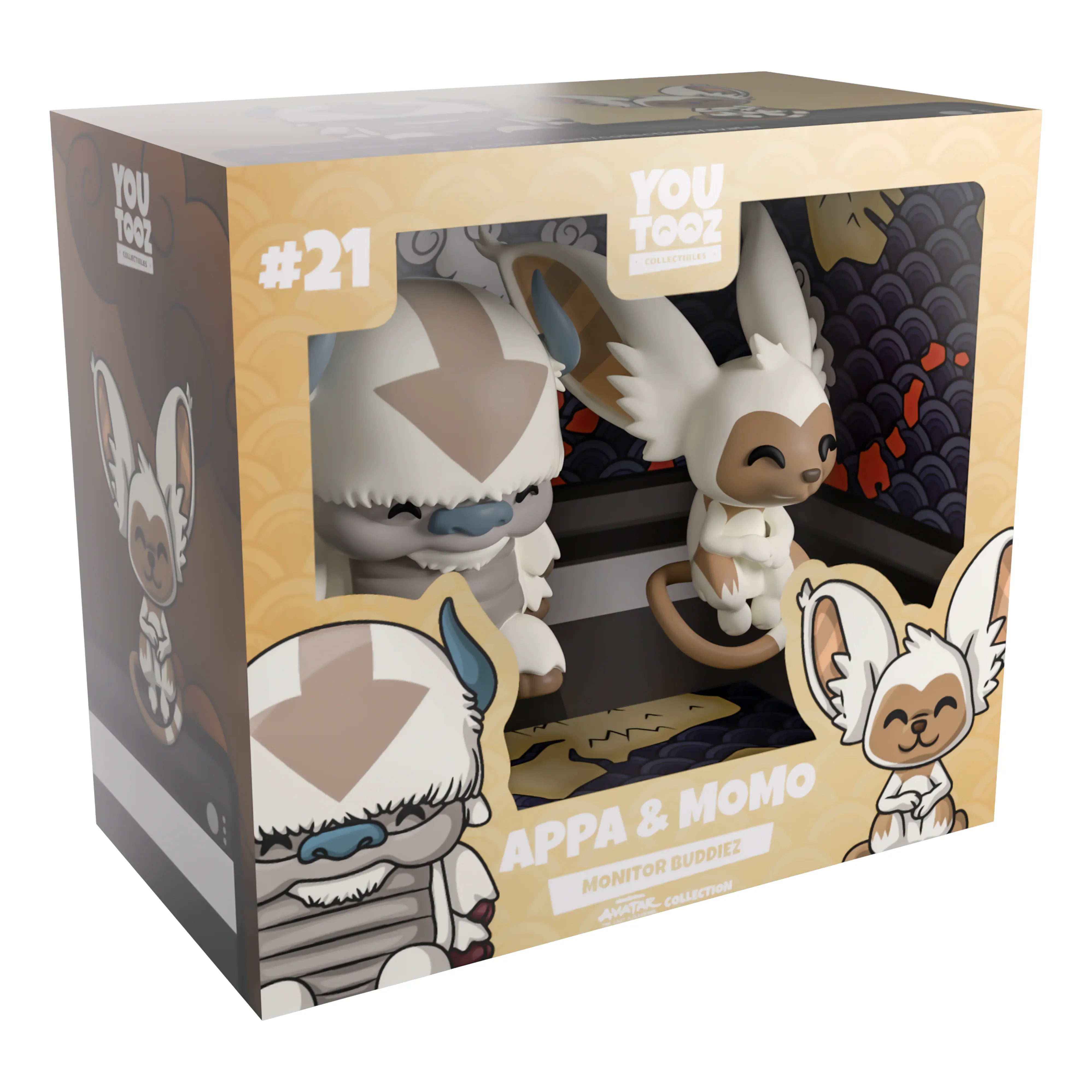 Avatar the Last Air Bender: Appa & Momo: Monitor Buddiez: Vinyl Figures: YouTooz YouTooz