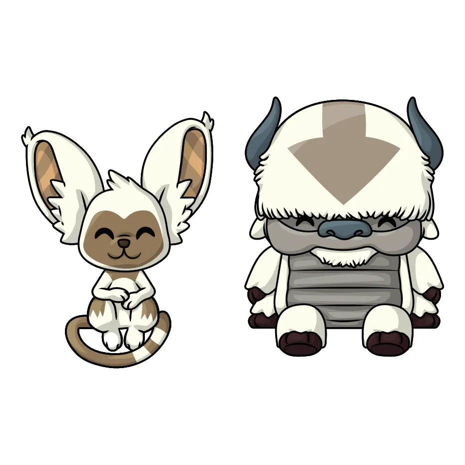 Avatar the Last Air Bender: Appa & Momo: Monitor Buddiez: Vinyl Figures: YouTooz YouTooz