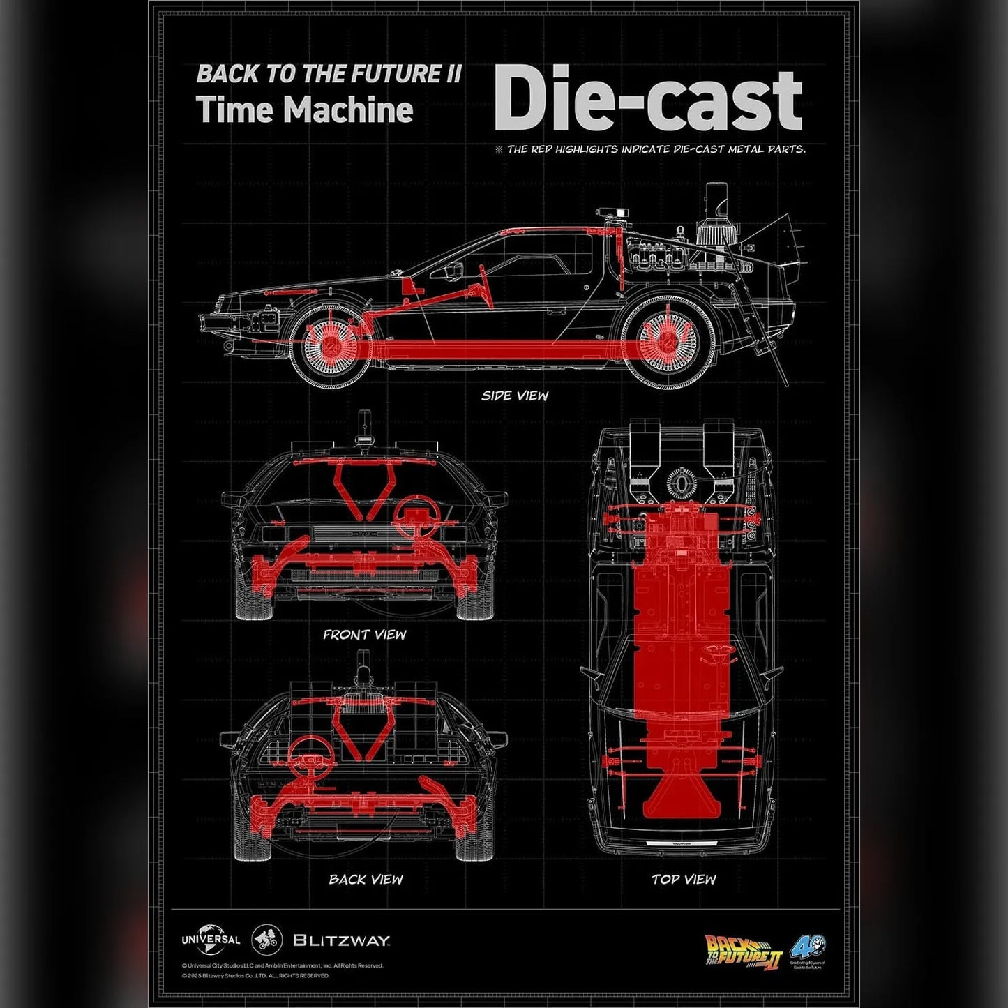 Back to the Future Part II: DeLorean Time Machine: Blitzway Blitzway