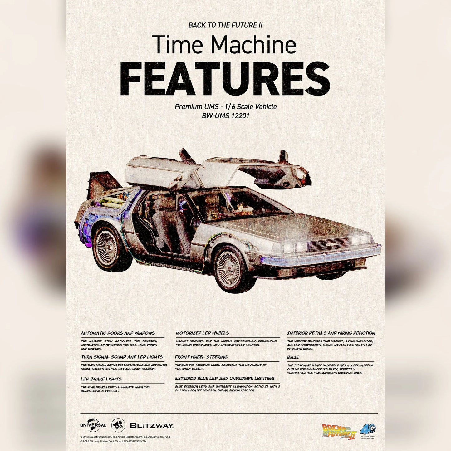 Back to the Future Part II: DeLorean Time Machine: Blitzway Blitzway