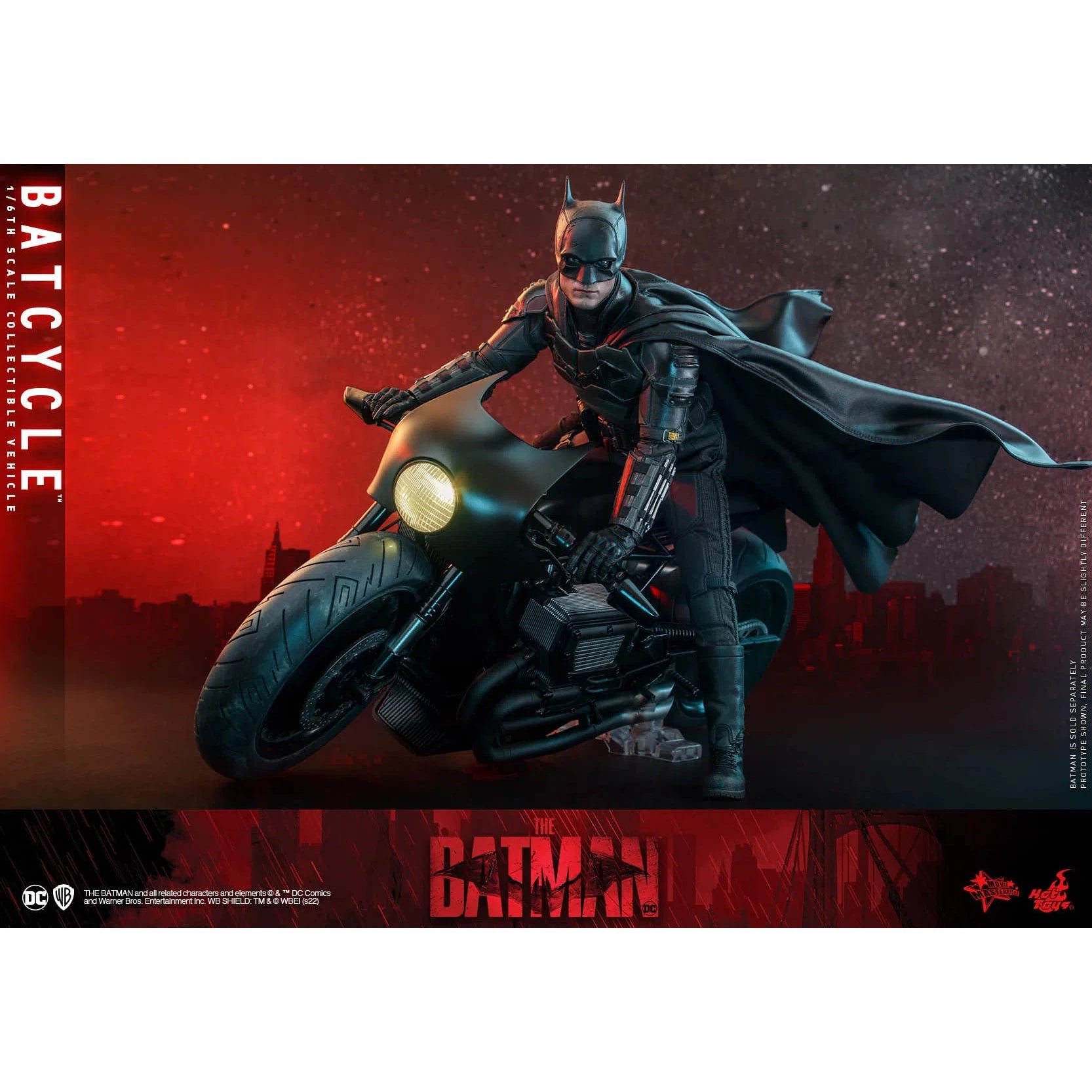 Batcycle: The Batman: DC Comics: MMS642 Hot Toys