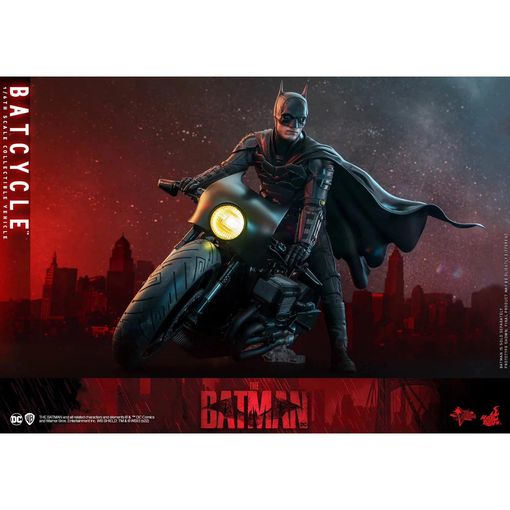 Batcycle: The Batman: DC Comics: MMS642 Hot Toys