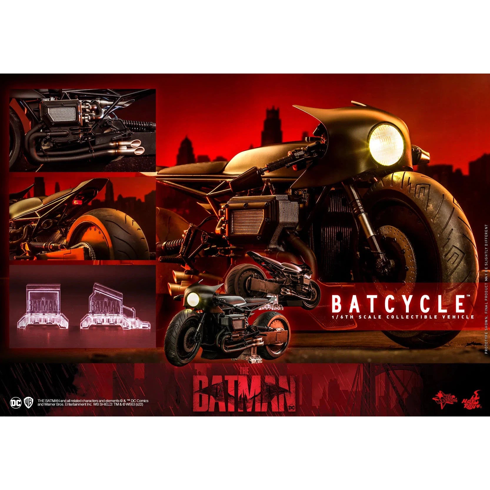 Batcycle: The Batman: DC Comics: MMS642 Hot Toys