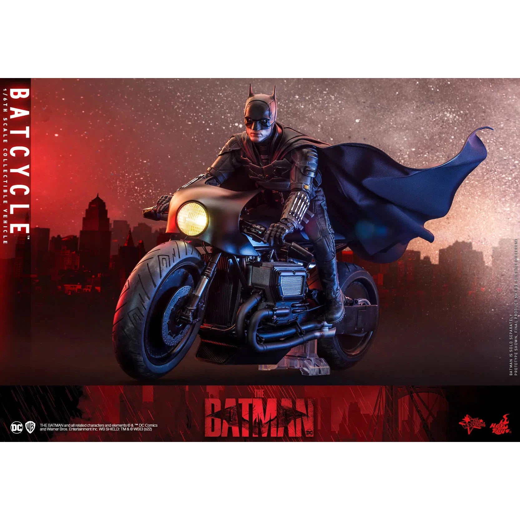 Batcycle: The Batman: DC Comics: MMS642 Hot Toys