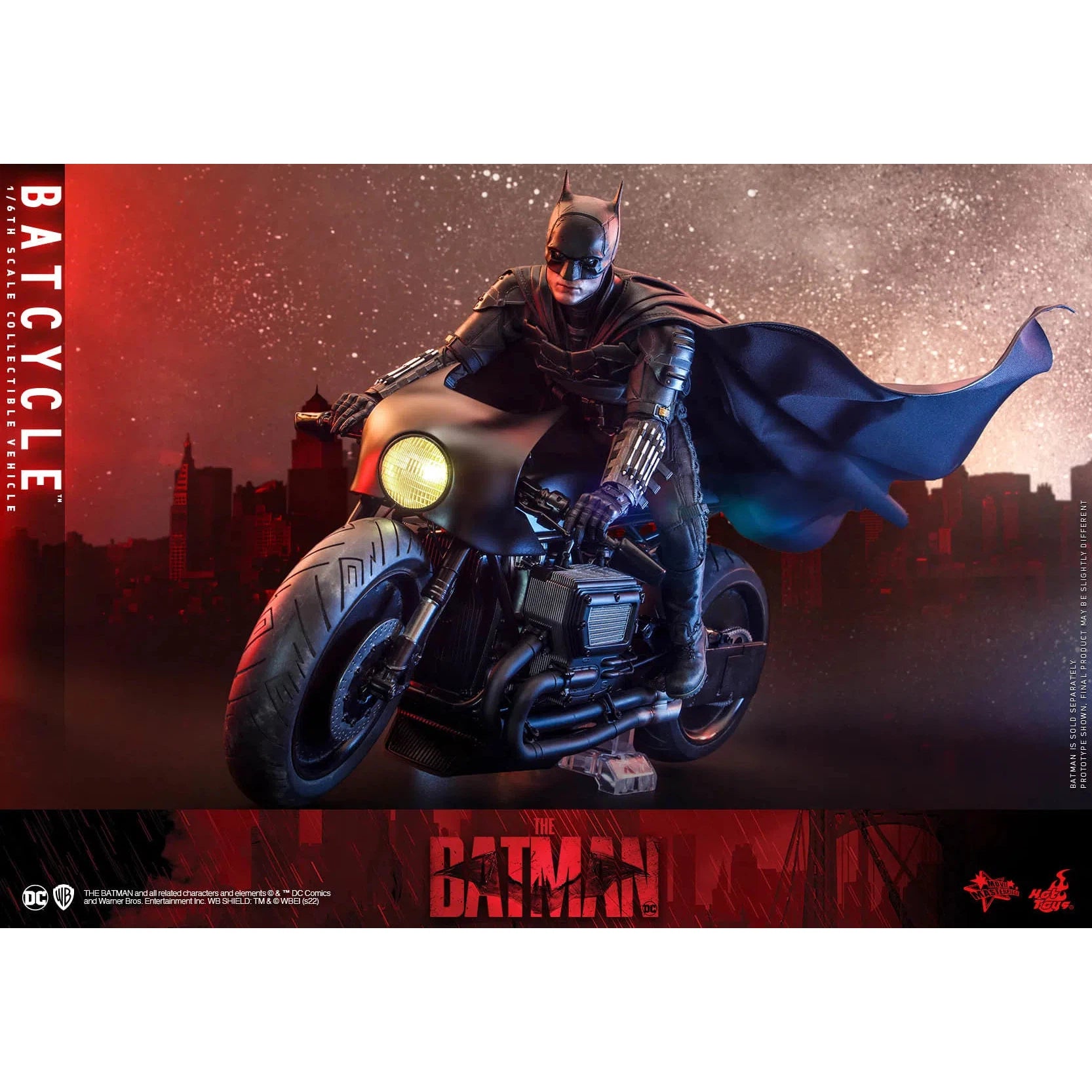 Batcycle: The Batman: DC Comics: MMS642 Hot Toys