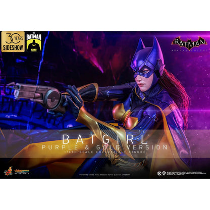 Batman Arkham Knight: Batgirl (Purple and Gold Version) Exclusive: 1/6th Scale Action Figure - Hot Toys Action Figure