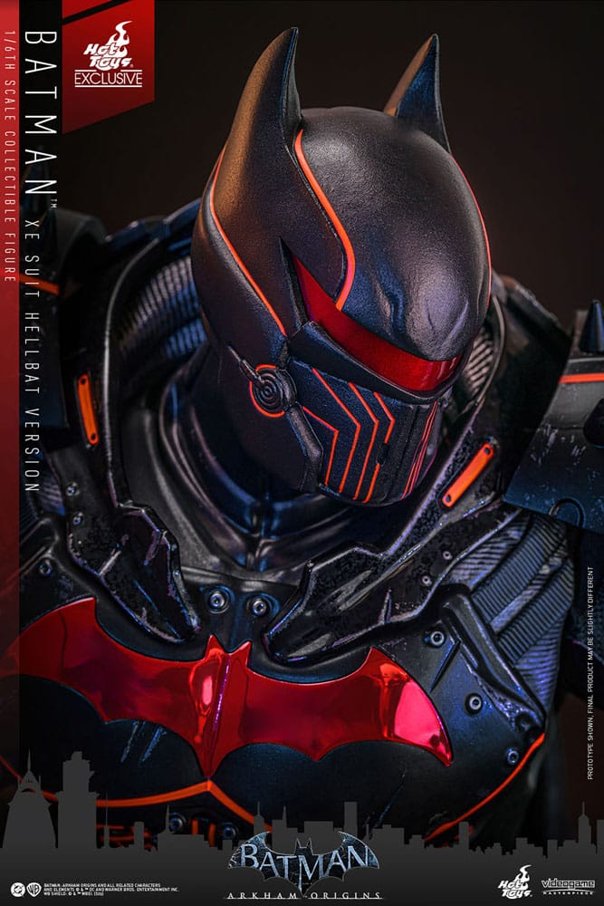 Batman Arkham Origins Videogame Masterpiece Action Figure 1/6 XE Suit Hellbat Version Hot Toys Exclusive 33 cm - Hot Toys Action Figures