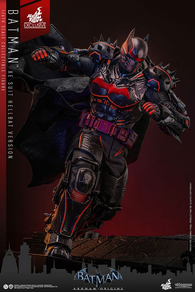 Batman Arkham Origins Videogame Masterpiece Action Figure 1/6 XE Suit Hellbat Version Hot Toys Exclusive 33 cm - Hot Toys Action Figures