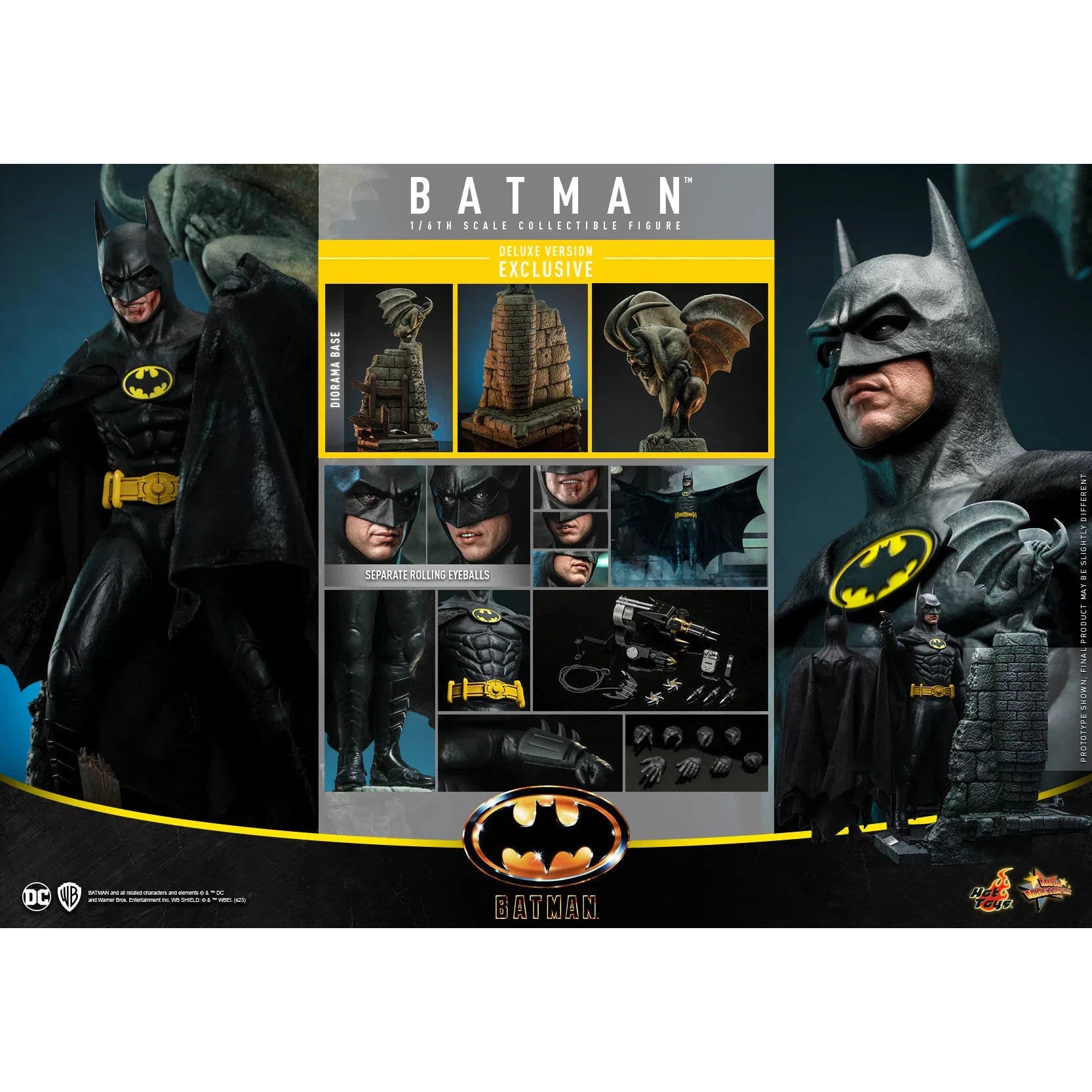 Batman: Batman 1989: Deluxe: MMS693 Hot Toys