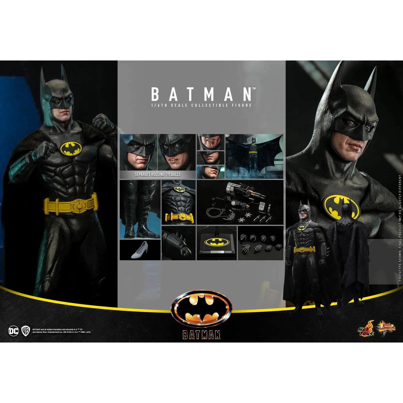 Batman: Batman 1989: MMS692 by Hot Toys – Action Figure, [scale], UK stockist Planet Action Figures