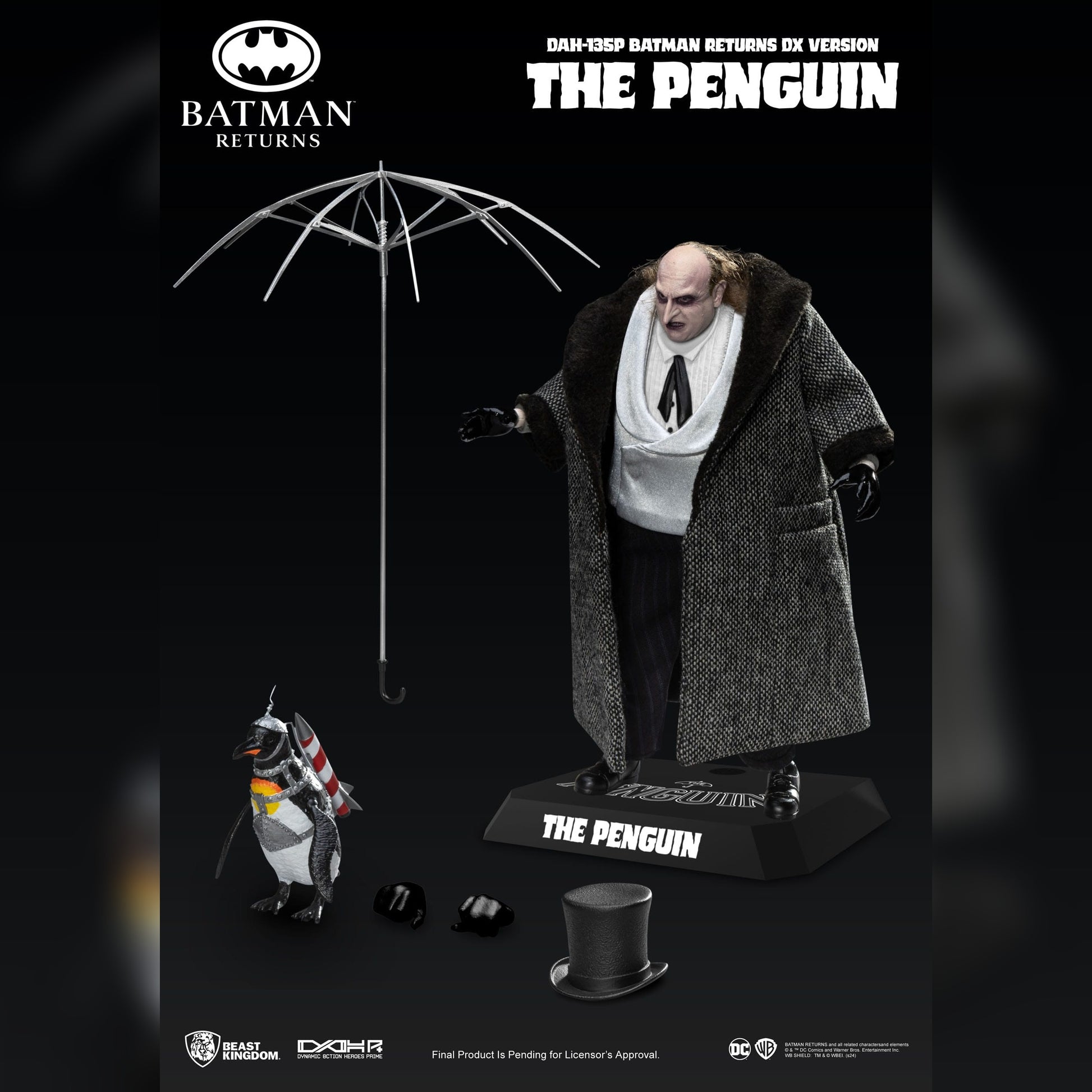Batman Returns: The Penguin (Deluxe): Action Figure - Beast Kingdom Toys Action Figures