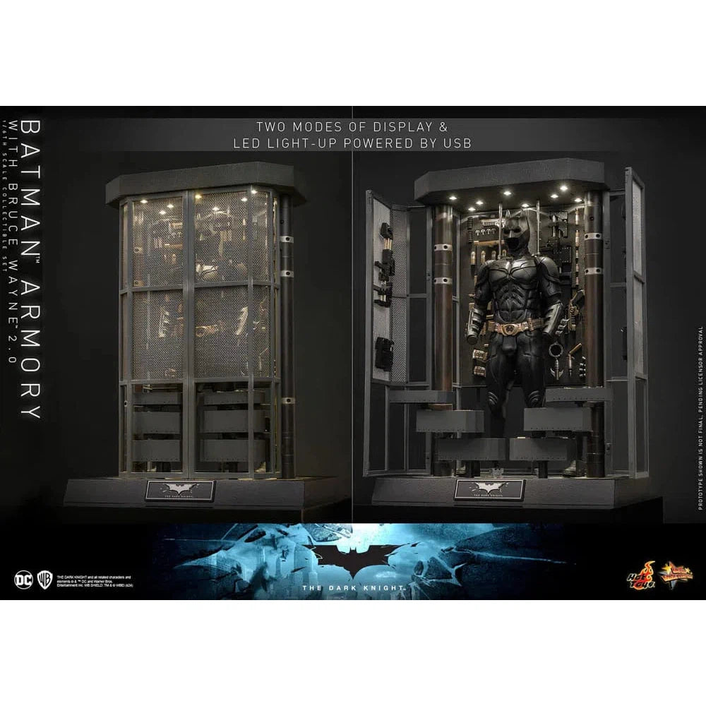Batman: The Dark Knight: Armory With Bruce Wayne & Batman: 2.0: Hot Toys Hot Toys