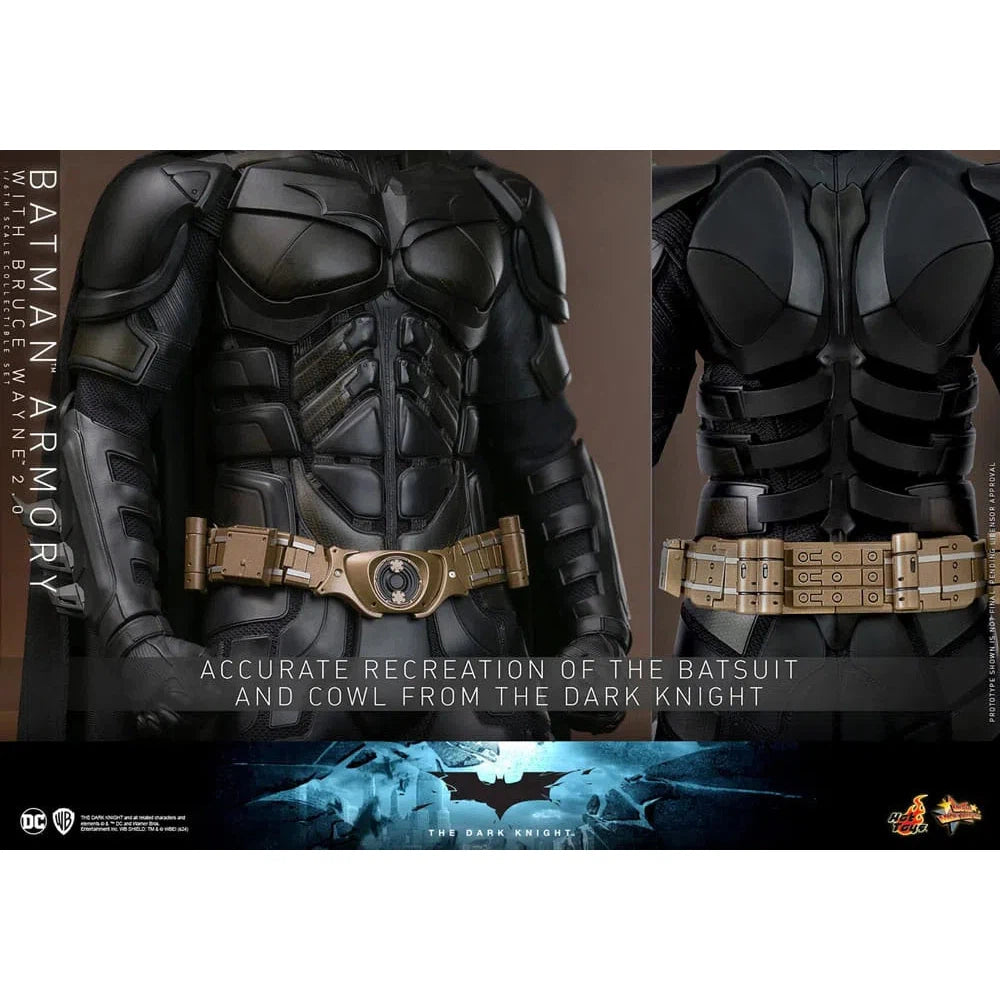Batman: The Dark Knight: Armory With Bruce Wayne & Batman: 2.0: Hot Toys Hot Toys