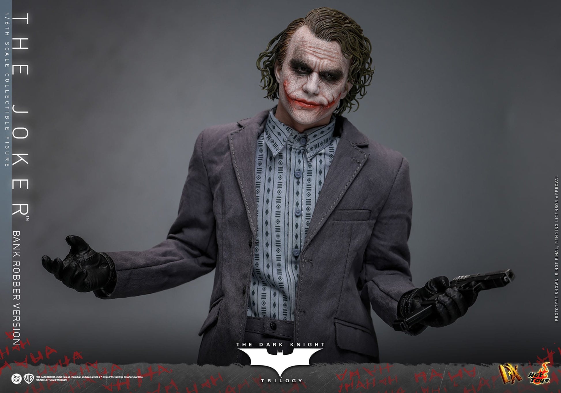 Batman: The Dark Knight: The Joker (Bank Robber Version) DX: 1/6th - Hot Toys Action Figures