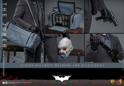 Batman: The Dark Knight: The Joker (Bank Robber Version) DX: 1/6th - Hot Toys Action Figures