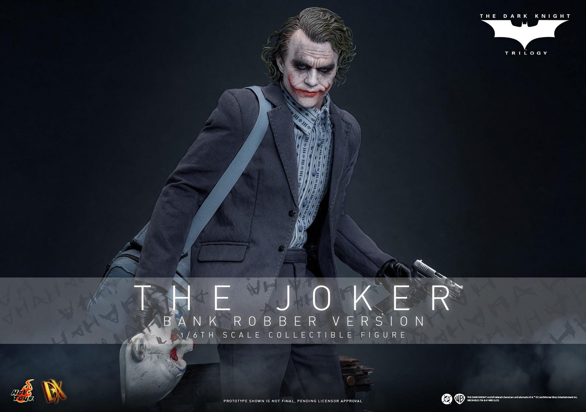 Batman: The Dark Knight: The Joker (Bank Robber Version) DX: 1/6th - Hot Toys Action Figures