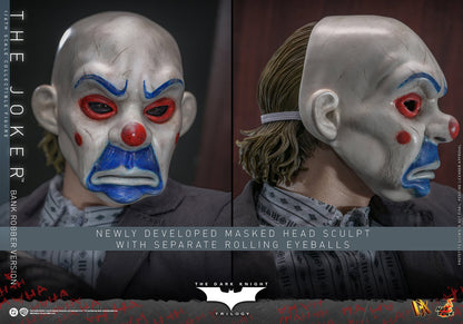Batman: The Dark Knight: The Joker (Bank Robber Version) DX: 1/6th - Hot Toys Action Figures