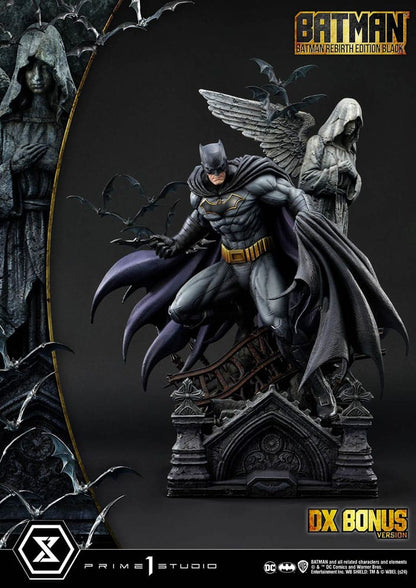 Batman Ultimate Premium Masterline Series Statue 1/4 Batman Rebirth Edition Black Deluxe Bonus Version 71 cm - Prime 1 Studio Statues