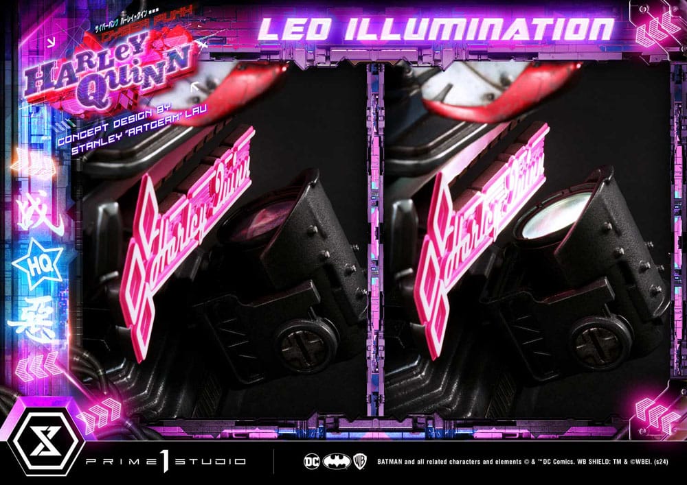 Batman Ultimate Premium Masterline Series Statue Cyberpunk Harley Quinn 60 cm - Prime 1 Studio Statues