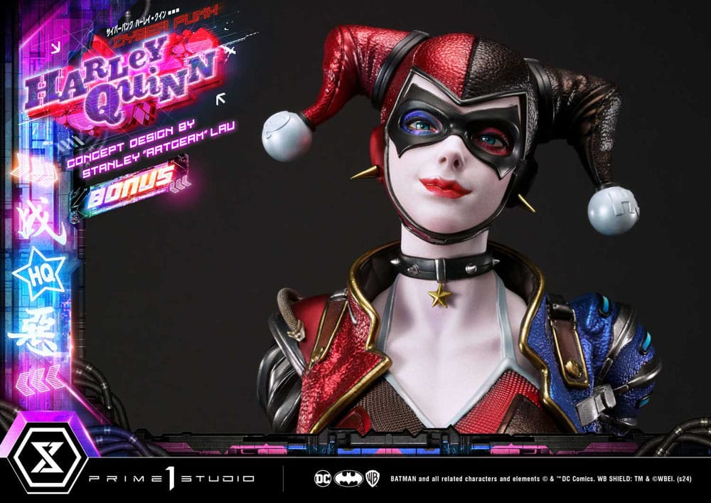 Batman Ultimate Premium Masterline Series Statue Cyberpunk Harley Quinn Deluxe Bonus Version 60 cm - Prime 1 Studio Statues