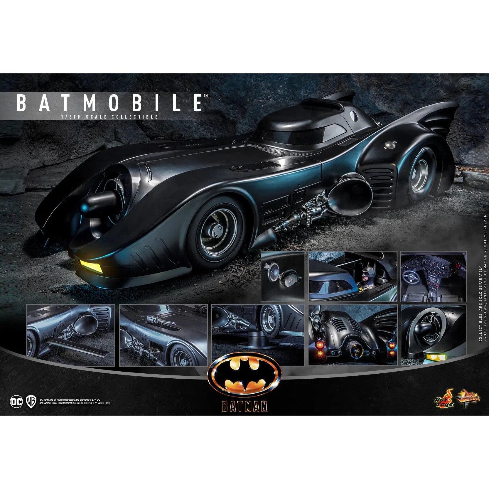Batmobile: Batman 1989: MMS694 Hot Toys