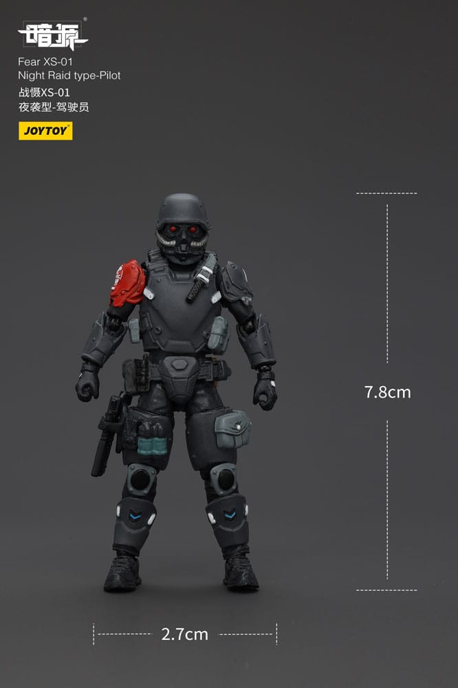 Battle For the Stars Action Figure Fear XS-01 Night Raid type-Pilot - Joy Toy Action Figure