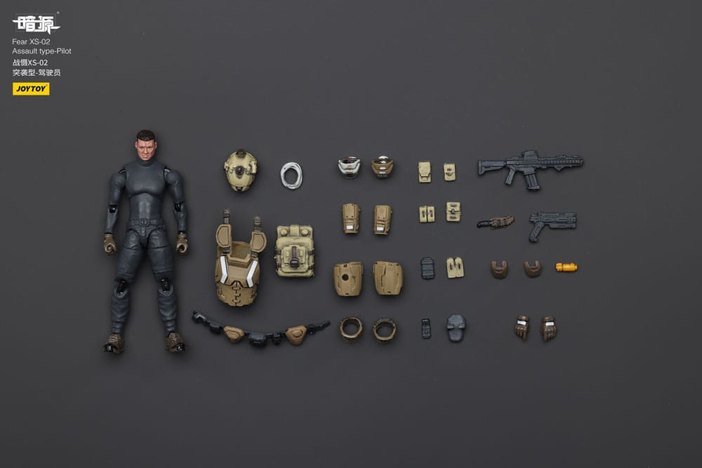 Battle For the Stars Action Figure Fear XS-02 Assault type-Pilot - Joy Toy Action Figure