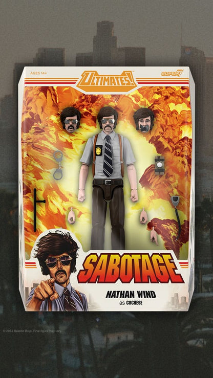 Beastie Boys Ultimates Action Figure Wave 1 Nathan Wind as "Cochese" 18 cm - Super7 Action Figures