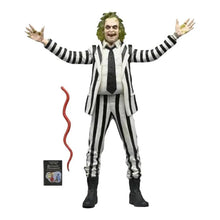 Beetlejuice (1988): Beetlejuice: Black & White Suit: 7 Inch: Action Figure Neca