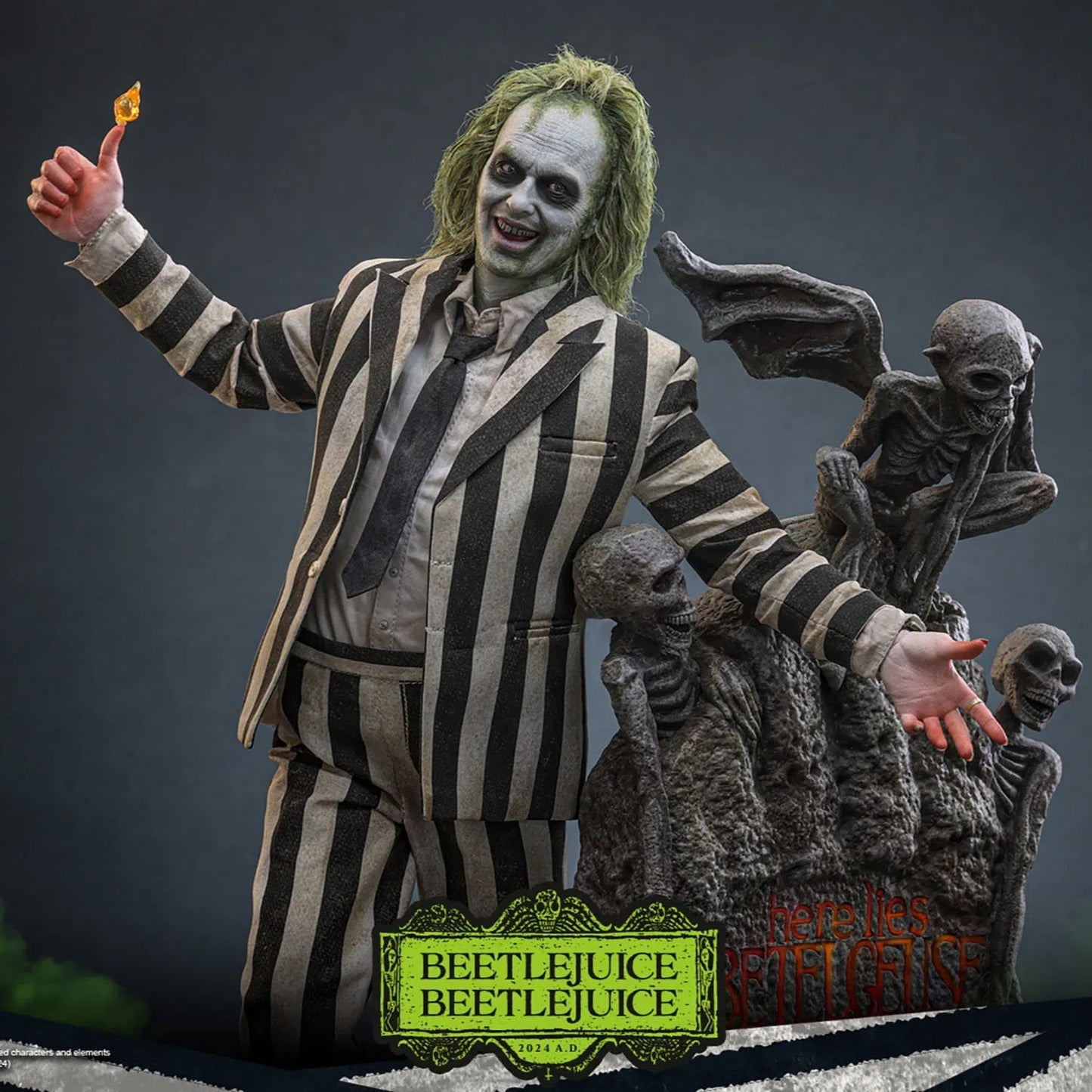 Beetlejuice Beetlejuice: Beetlejuice: MMS767 - Hot Toys Action Figures