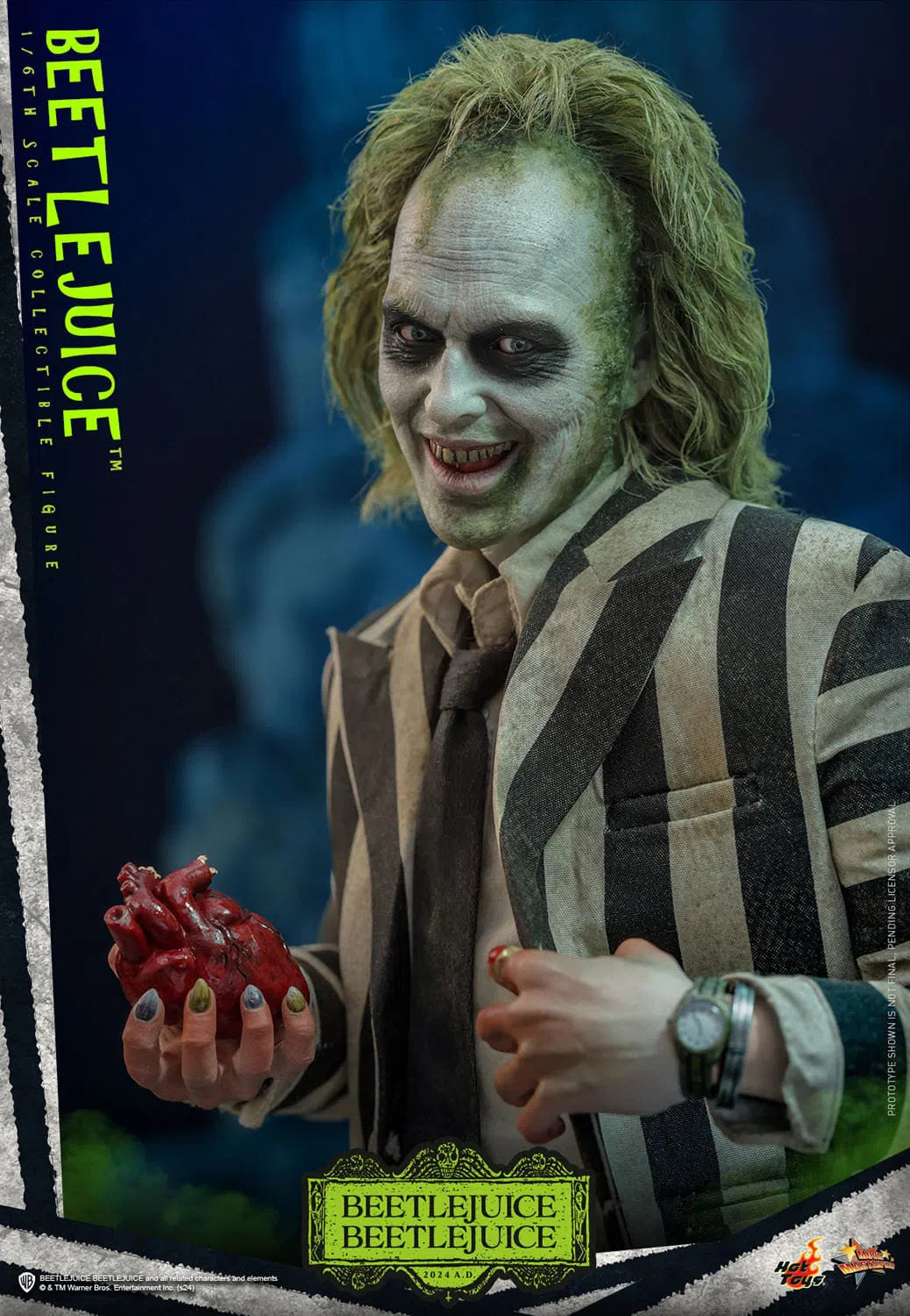 Beetlejuice Beetlejuice: Beetlejuice: MMS767 - Hot Toys Action Figures