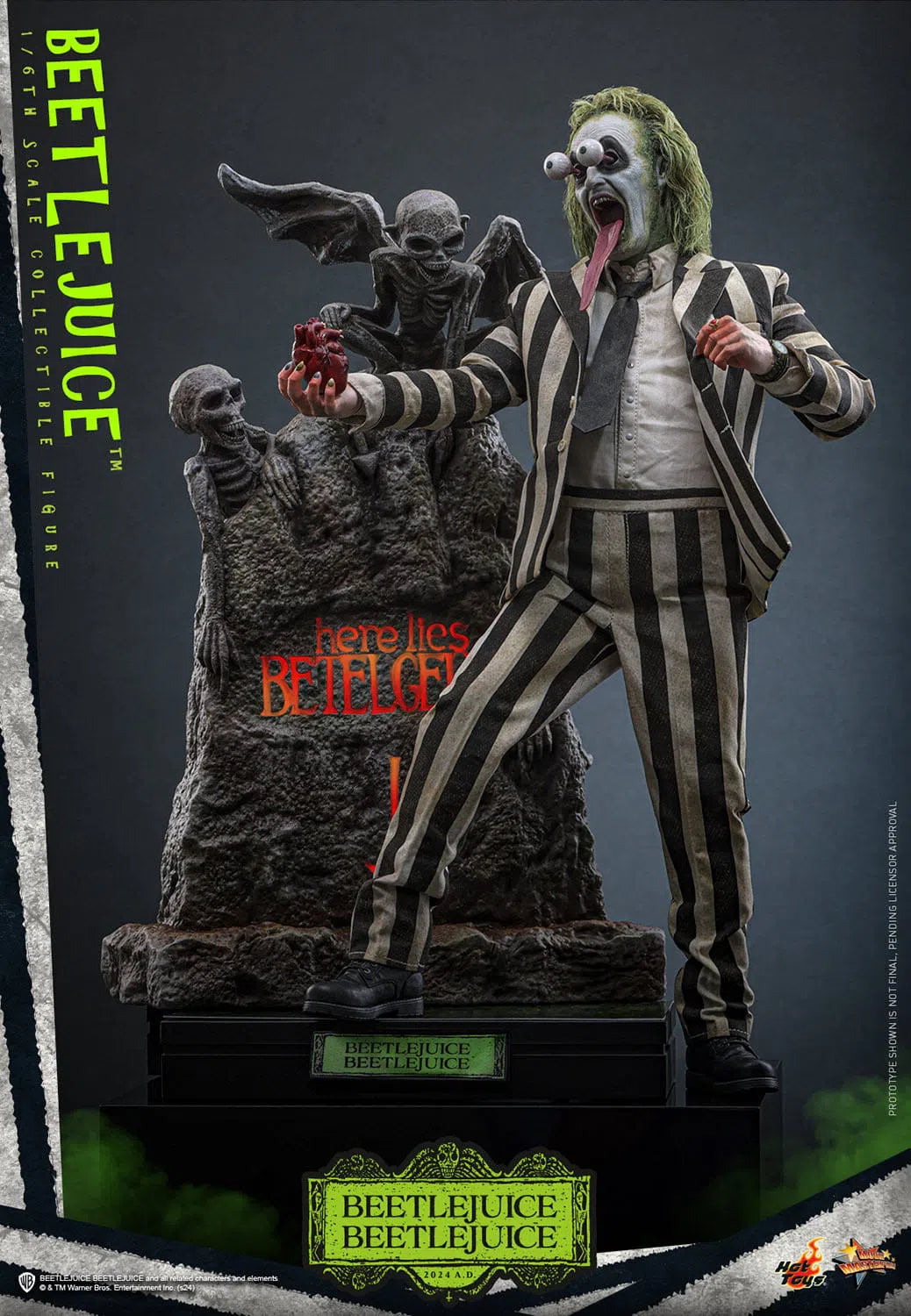 Beetlejuice Beetlejuice: Beetlejuice: MMS767 - Hot Toys Action Figures