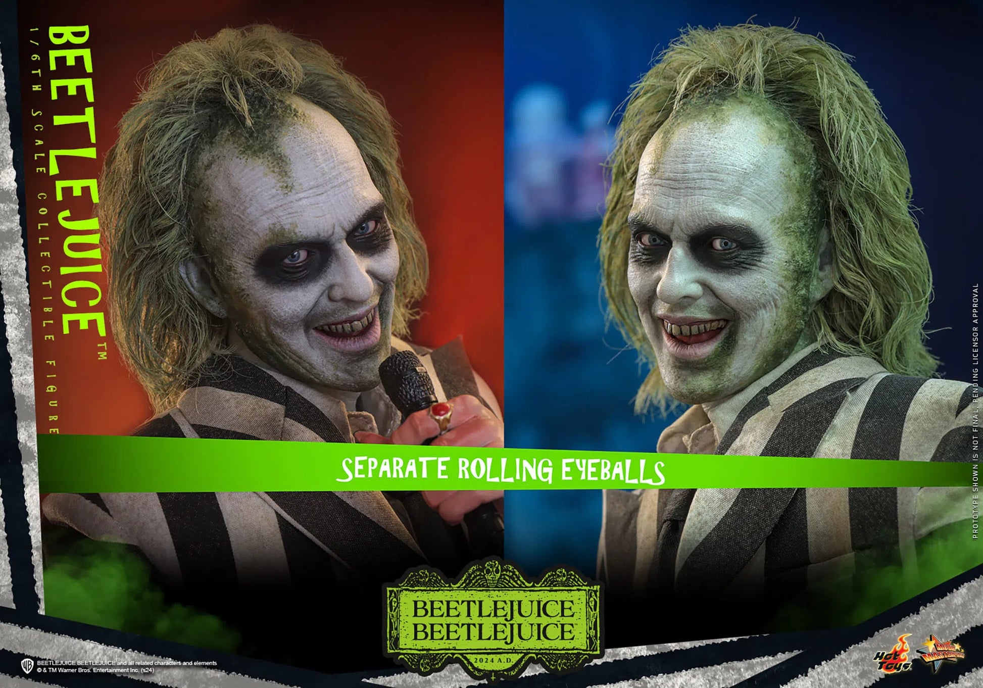 Beetlejuice Beetlejuice: Beetlejuice: Sixth Scale: Hot Toys: MMS767 Hot Toys