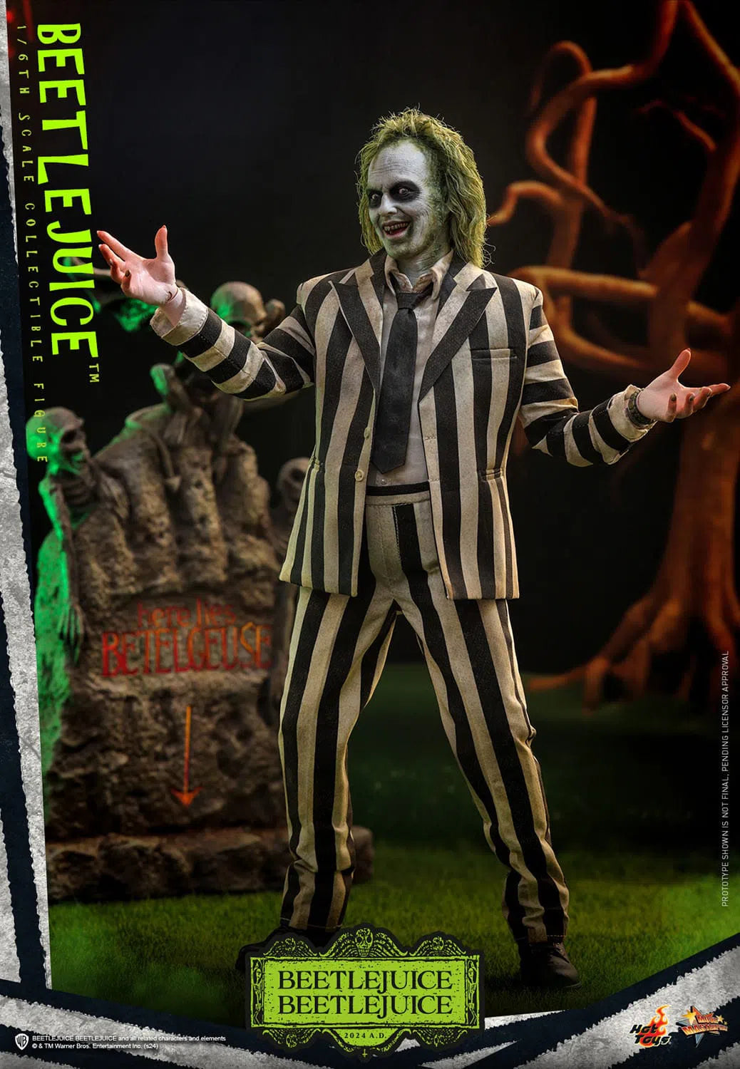 Beetlejuice Beetlejuice: Beetlejuice: Sixth Scale: Hot Toys: MMS767 Hot Toys