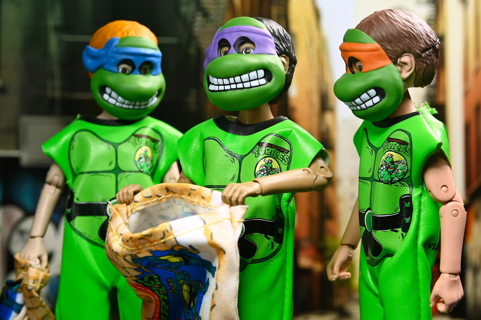 Ben Cooper: Costume Kids Collection: Wave 12 (TMNT): Set Of 7 Clothed Action Figures - Neca Action Figure
