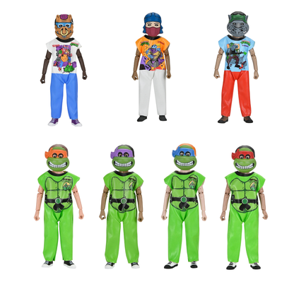 Ben Cooper: Costume Kids Collection: Wave 12 (TMNT): Set Of 7 Clothed Action Figures - Neca Action Figure